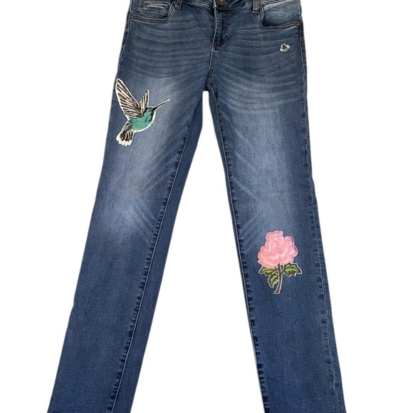 Sz:4 Kut From The Kloth Women’s Catherine Boyfriend Blue Jeans - Picture 9 of 10